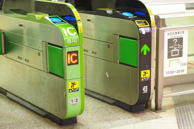 Arriving in Japan: From Airport to Hotel IC card ticket gates at a Japanese train station