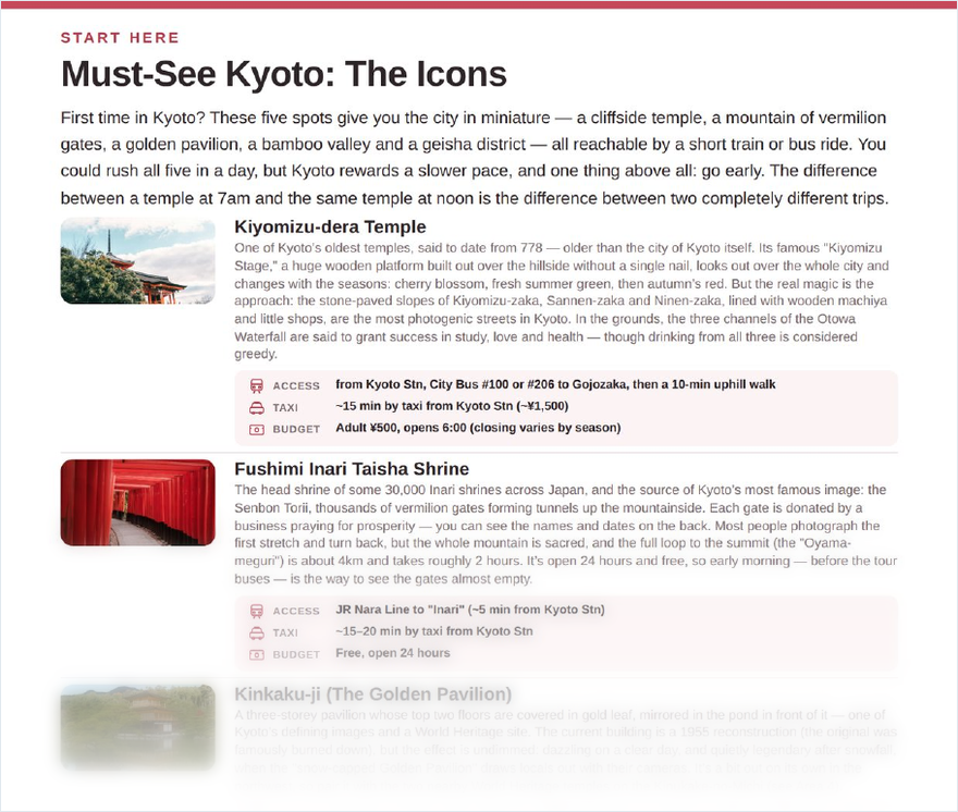 Inside the Kyoto Free Travel Guide