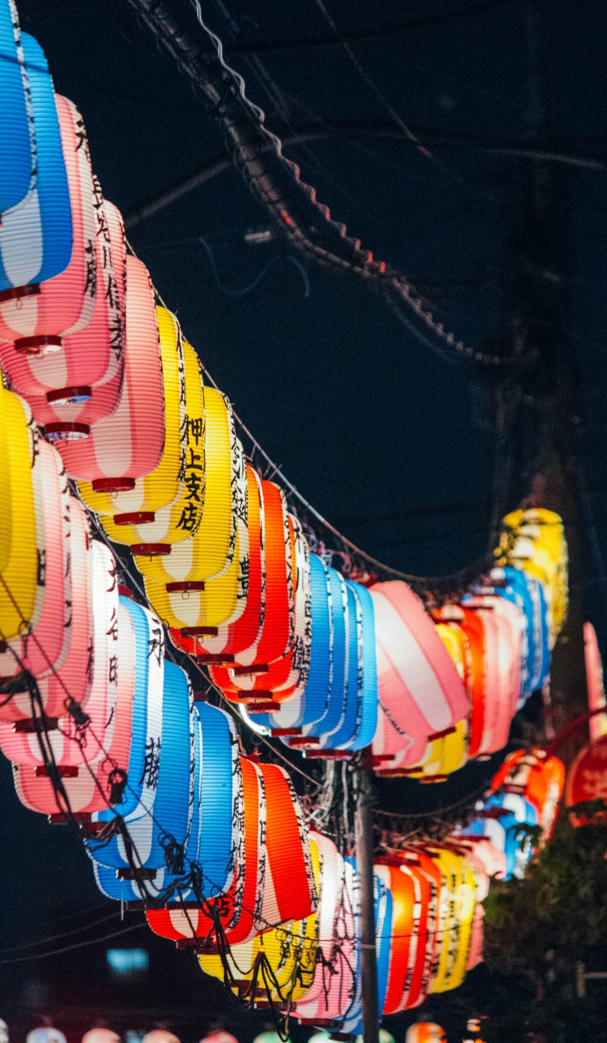 Japanese Festivals by Month: What's On When You Visit Lit paper lanterns glowing at a summer festival